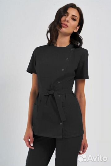 Костюм медицинский чёрный форма