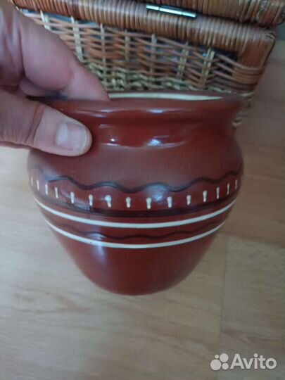 Керамические горшки для цветов бу