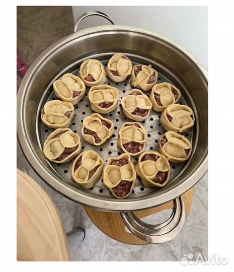 Мантоварка Новая 28 см 3 яруса