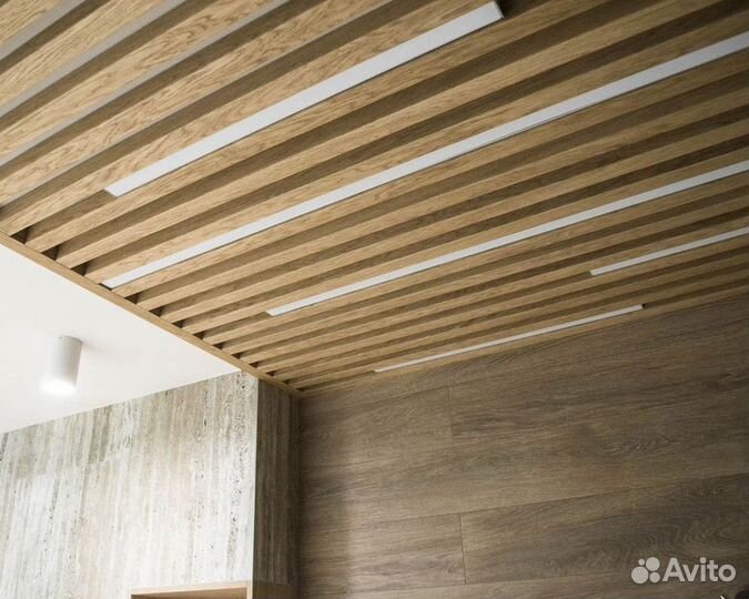 Металлическая рейка потолочная