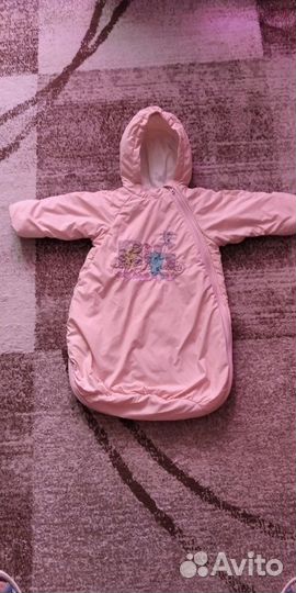 Комбинезон-конверт для новорожденного р-56-62