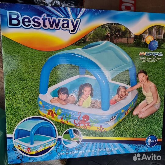 Бассейн с крышей Bestway