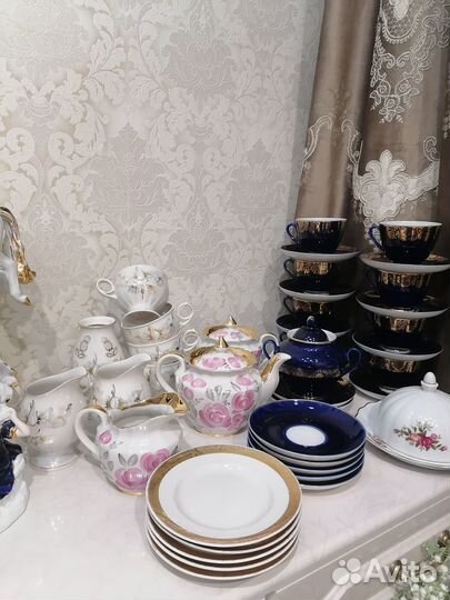 Сервиз чайный кобальт лфз 