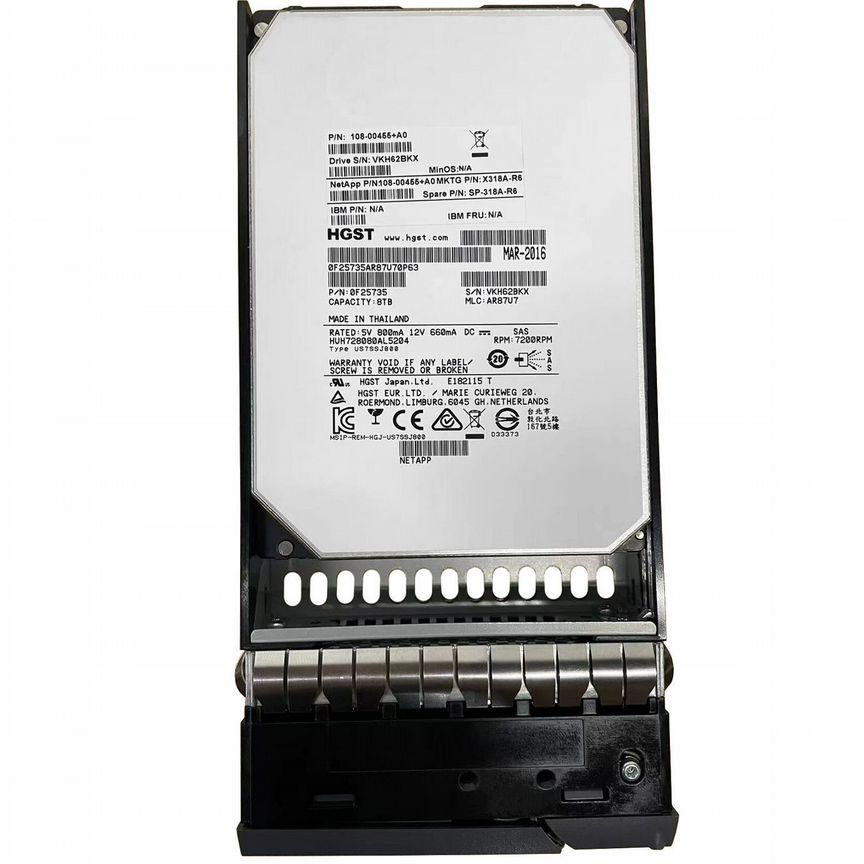 [ST8000DM004] Жесткий Диск Netapp 8tb 108-00455 X318a-R6 Sas 3,5 St8000dm004