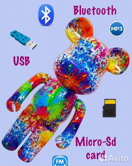 Беспроводная Bluetooth колонка Мишка