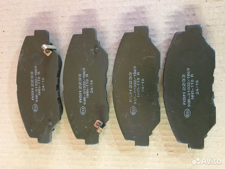 Колодки тормозные передние Honda cr v 2