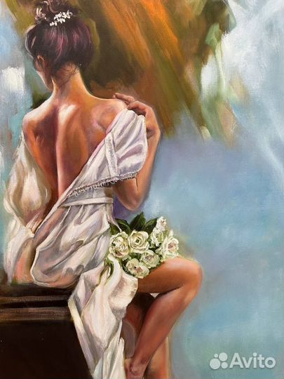 Картина маслом ню 