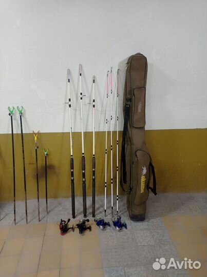 Фидерное удилище бу катушки