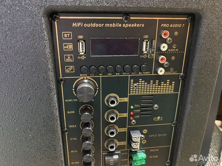 Блютуз колонка караоке pro 7