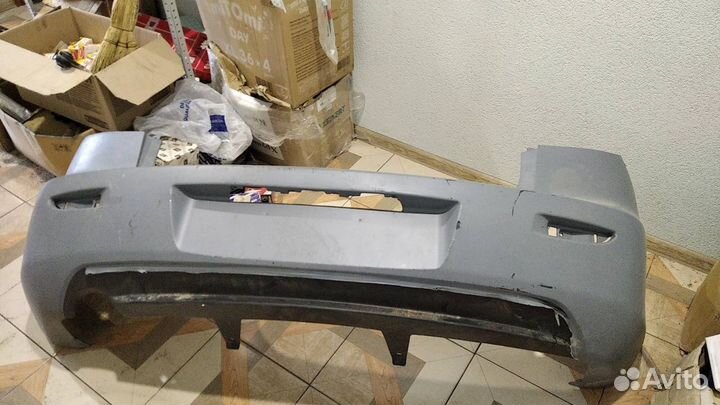 Бампер задний Мазда 3 седан кривоват
