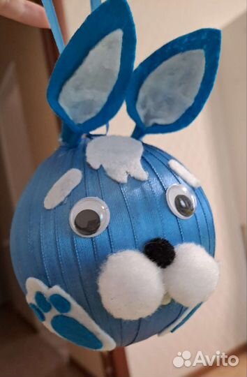 Игрушка на ёлку Кролик