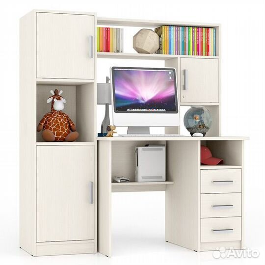 Компьютерный стол с колонкой ск-9 цвет дуб