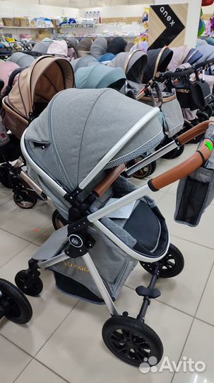 Коляска трансформер 2 в 1 Luxmom V9 Lux 2022 года