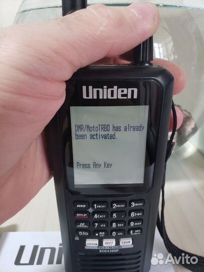 Приёмник Uniden BCD436HP (apco P25, DMR, nxdn)