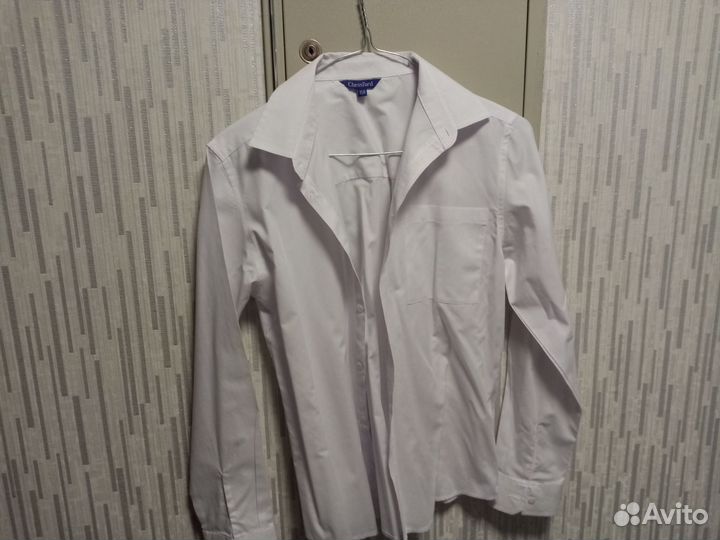 Рубашка школьная для мальчика 158 см