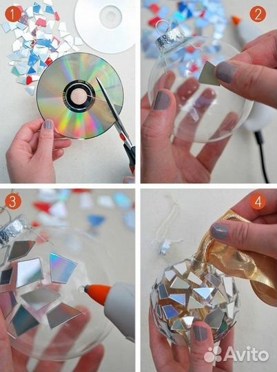 Диски CD использованные и примеры поделок handmade