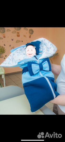 Конверт одеяло на выписку