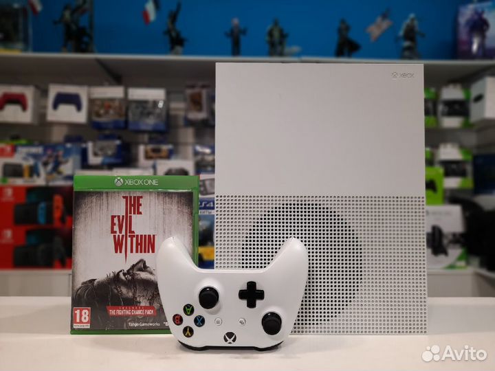 Xbox One S 500gb + The Evil Within (Гарантия)