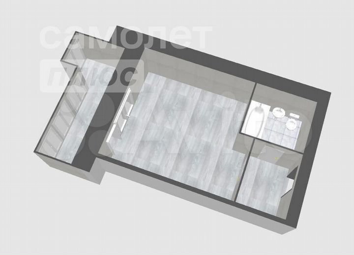 Квартира-студия, 27,3 м², 9/12 эт.