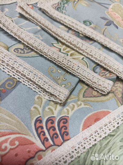 Скатерть, салфетки, ткань рогожка