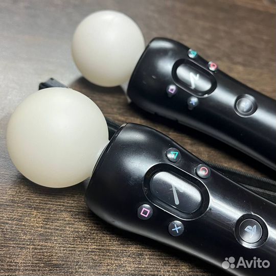 Два контроллера Move для Playstation 3 PS3 PS4