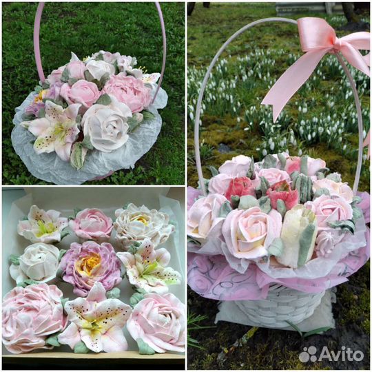 Зефирные букеты на день учителя