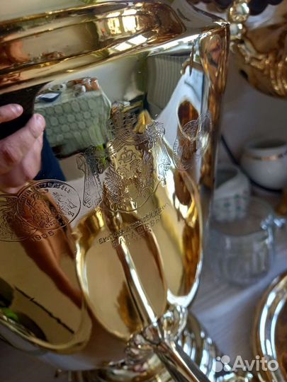 Старинный угольный самовар