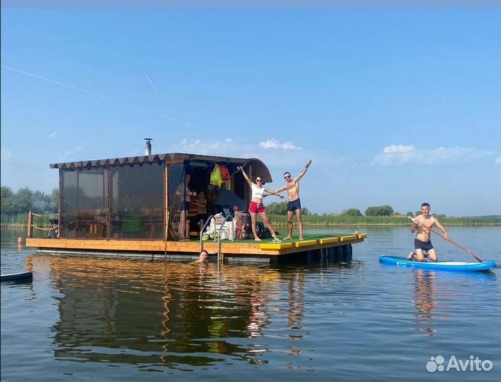 Баня на воде Островок