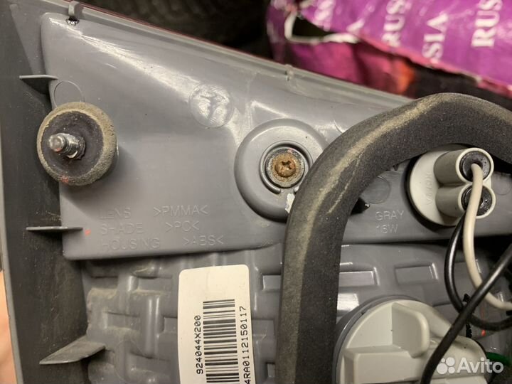 Фонарь задний правый kia rio 3 хэтчбек