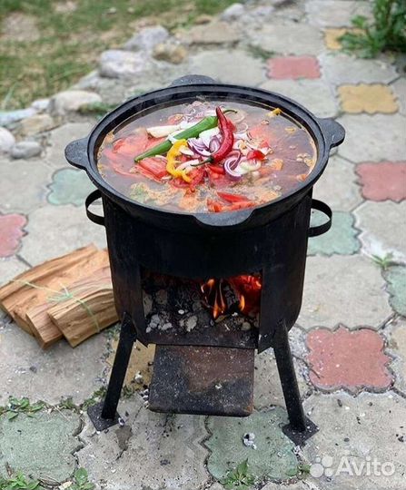 Казан чугунный узбекский в ассортименте
