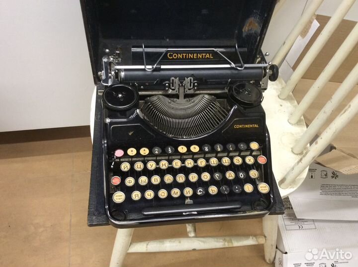 Печатная машинка continental антикварная