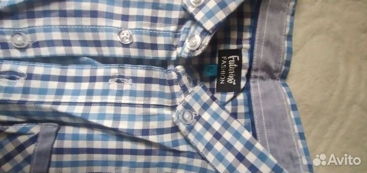 Рубашка для мальчика новая 152