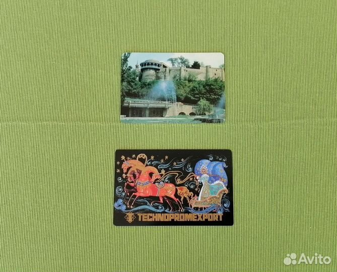 Карманный календарик Пластик