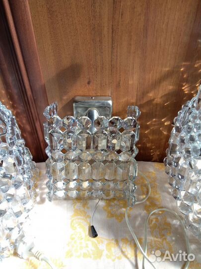 Люстры, бра хрустальные 