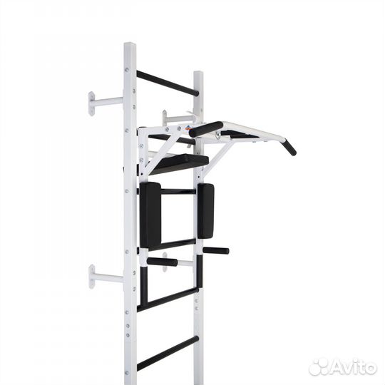 Навесной «Турник-брусья-пресс (3в1)» цвет белый