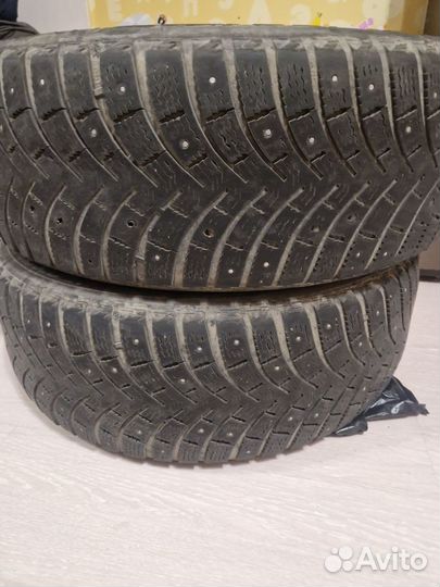 Зимняя michelin r16 205/60 2 шт, Nordman 4 2 шт