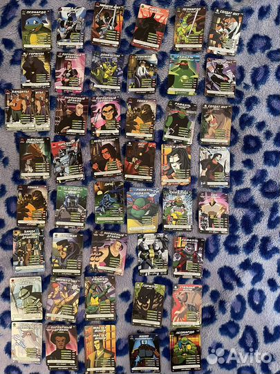 Коллекционные карточки черепашки ниндзя