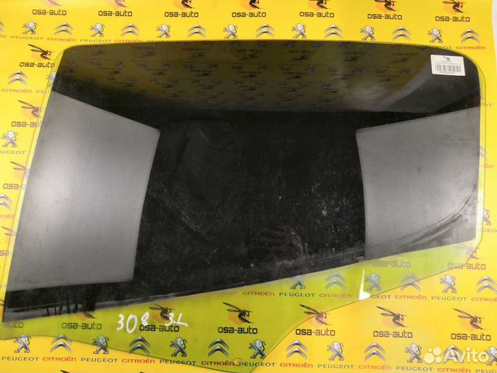 Стекло задней двери левой peugeot 308