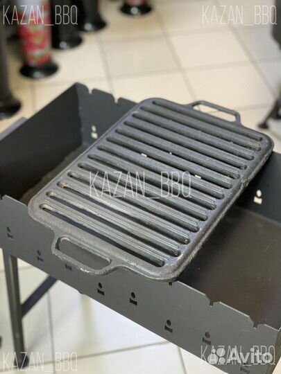 Чугунная решетка гриль для мангала