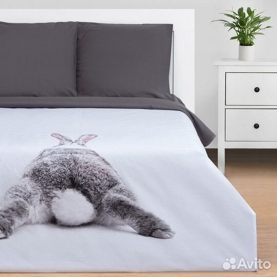 Постельное бельё Этель Евро 'Кролик' 200х215 см, 2