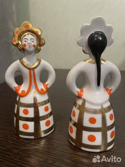 Статуэтка «Матрешка-невеста», Дулево, СССР