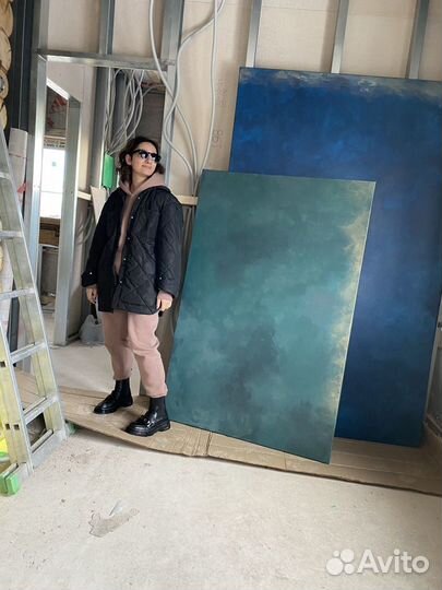 Картина в стиле лофт в большом формате