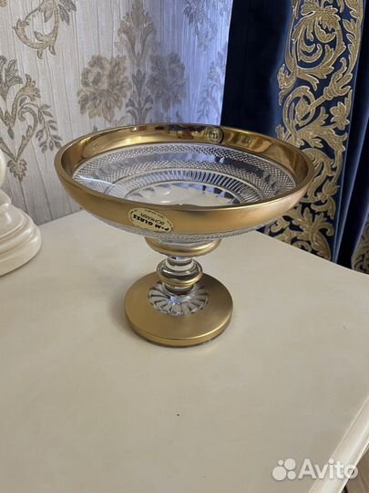 Ваза для фруктов богемия