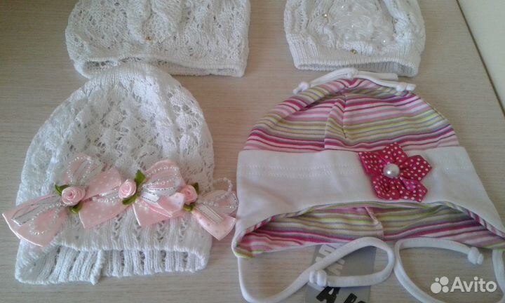 Новые летние шапочки для малышек