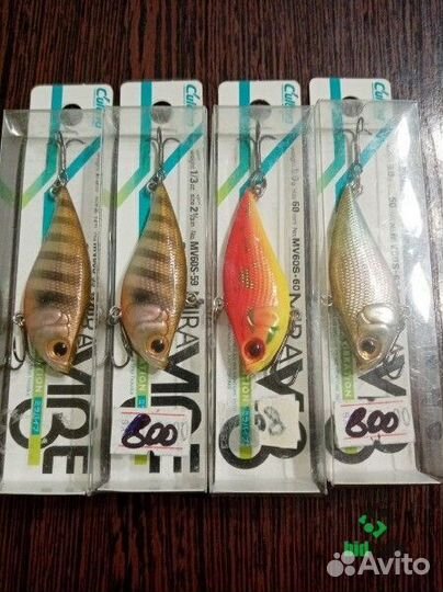 Воблеры C'ultiva Mira Vibe MV-60S 60мм 9,0г