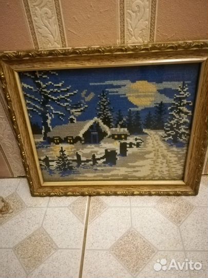 Картины вышитые ручной работы