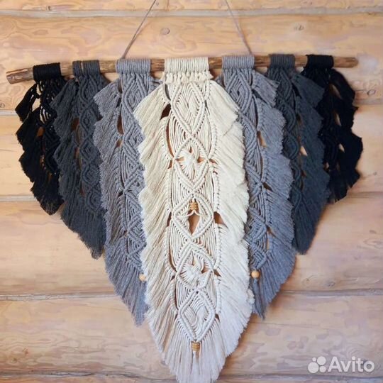 Панно макраме в стиле Бохо