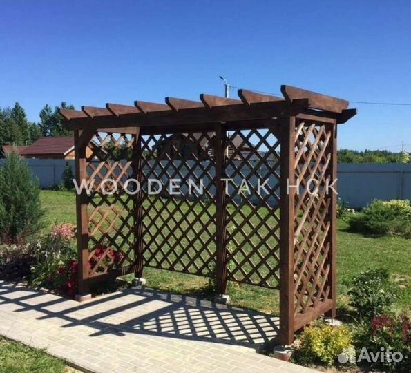 Пергола шпалера дернвянная вес