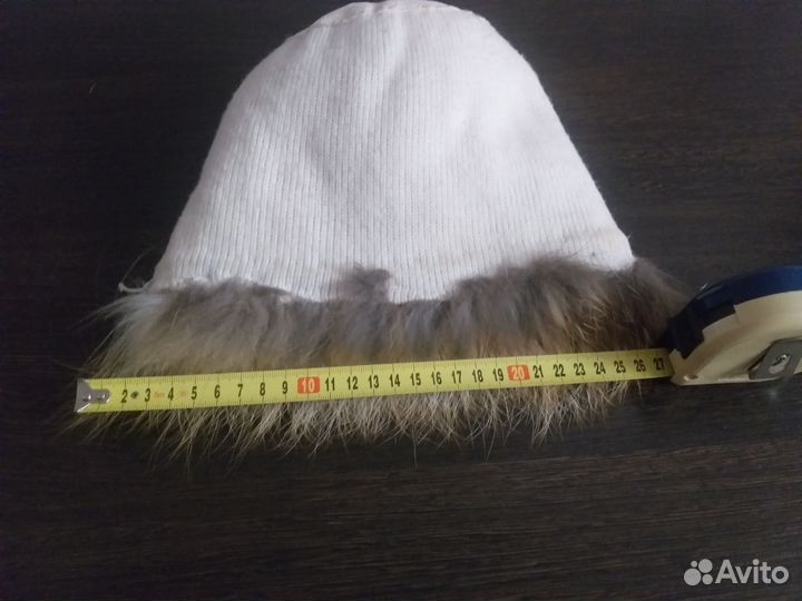 Шапка женская мех лиса