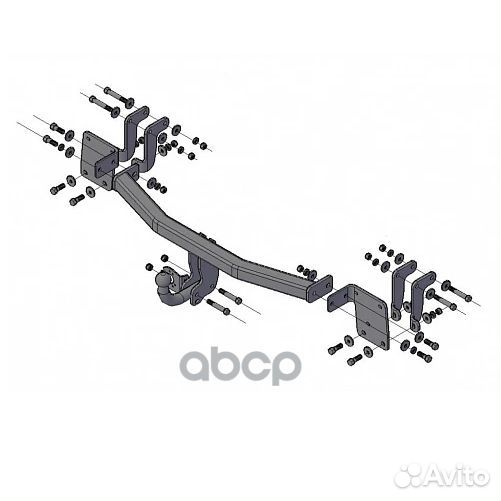 Фаркоп трейлер Mitsubishi Outlander 2012- 7140